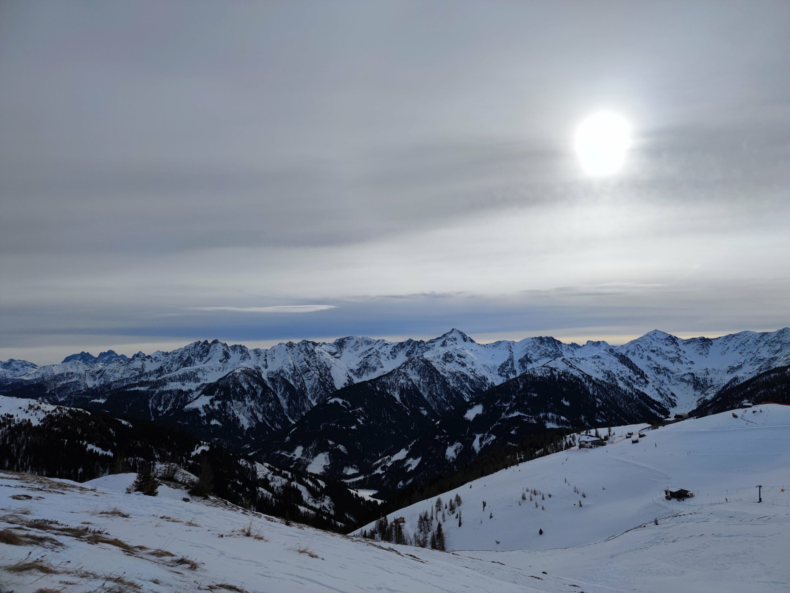 Berge Sonne Schnee